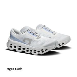 Alternative view of On Running Cloudmonster 3 blanc Frost