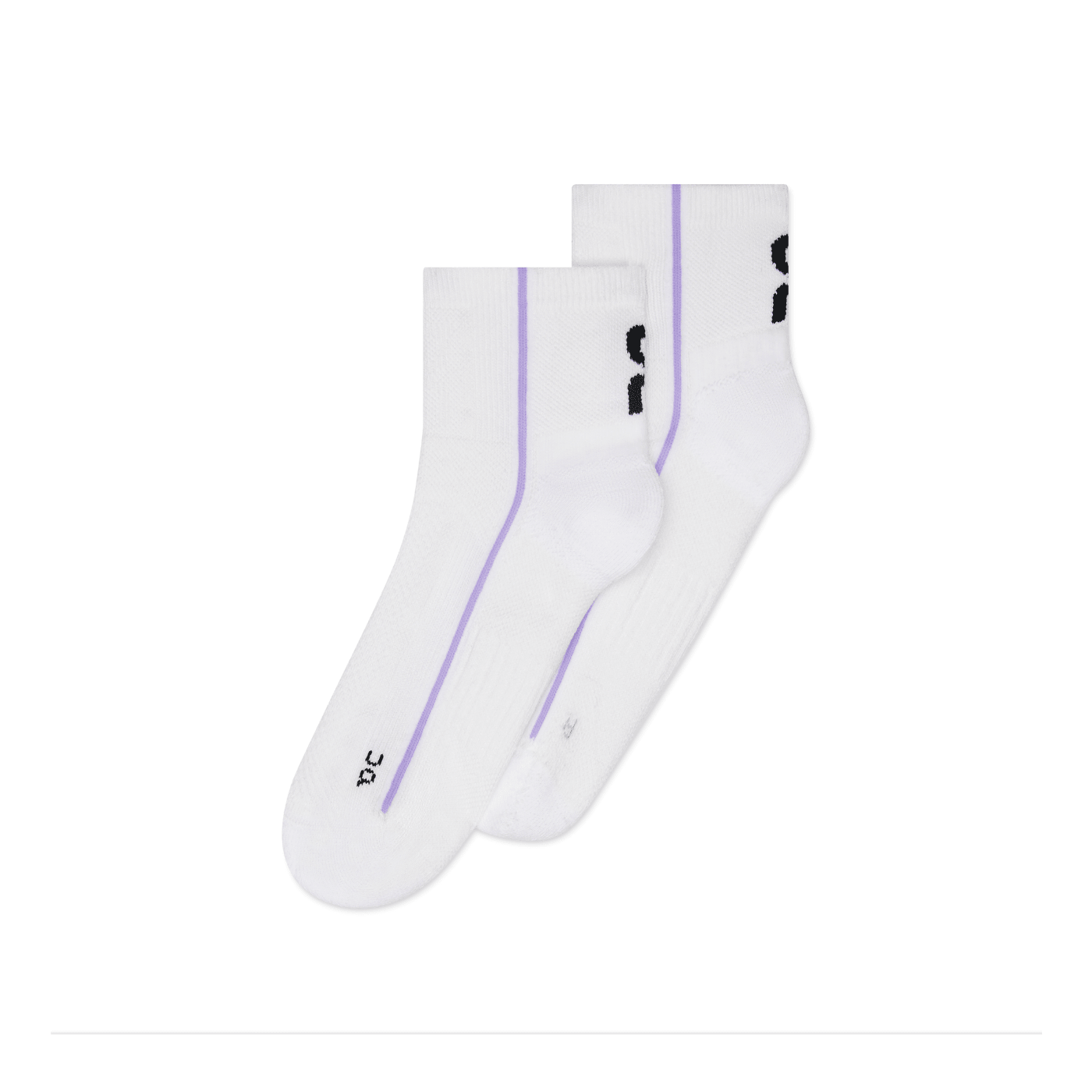 On Running Court Sock Mid blanc Bloom